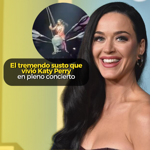 VIDEO: Katy Perry vivió un nuevo susto en pleno show: se le desplomó la mariposa mecánica durante “Roar”