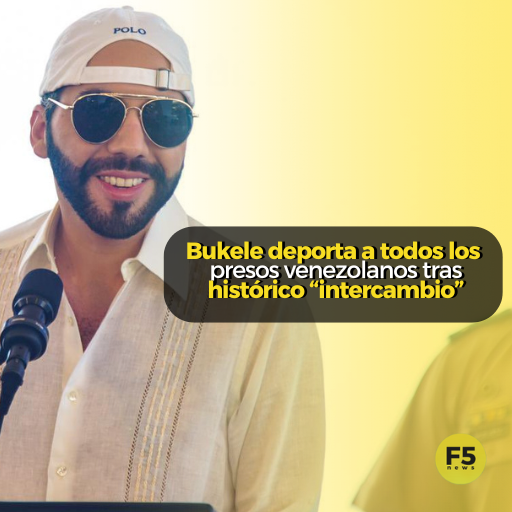VIDEO: El presidente de El Salvador, Nayib Bukele, deporta a 252 venezolanos 