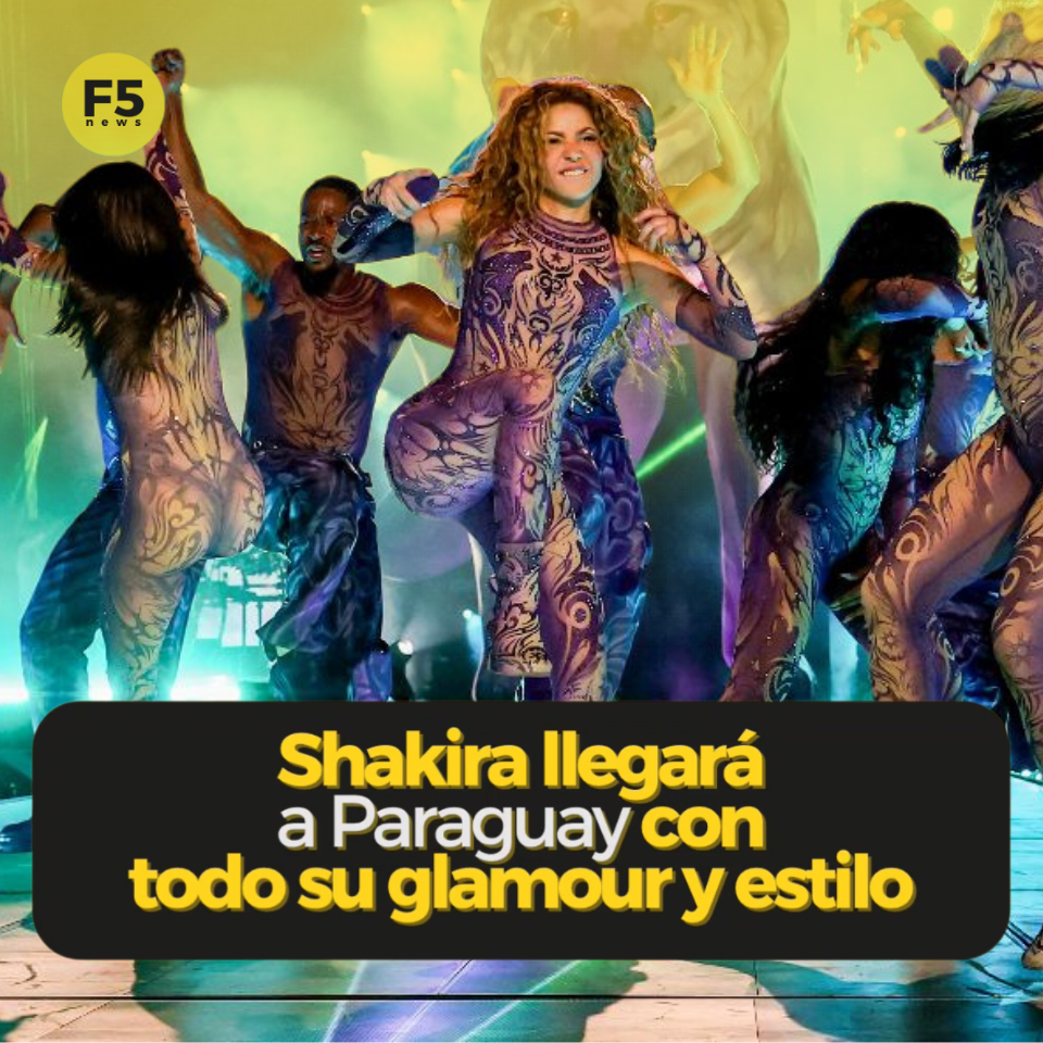 Shakira llegará a Paraguay con todo su glamour y estilo