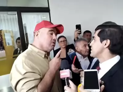 Jatar "Oso" Fernandez casi se agarra a los golpes con un colega suyo